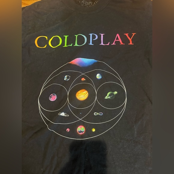 Coldplay Music Of The Spheres Live 2025 World Tour T-shirt Small - Picture 2 of 6